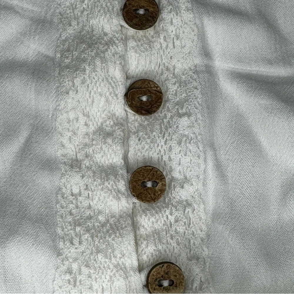 Free People Marley Romper white/Ivory Medium NWT - Picture 10 of 14
